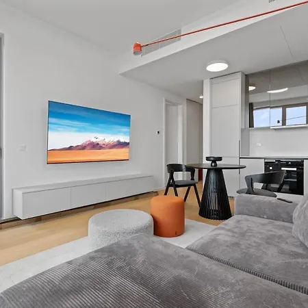 公寓 Skypark 1-Bedroom Apartment On Floor 28 With Panoramic View And Parking By Skyviews