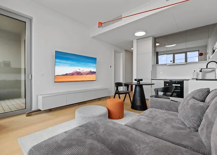 公寓 Skypark 1-Bedroom Apartment On Floor 28 With Panoramic View And Parking By Skyviews